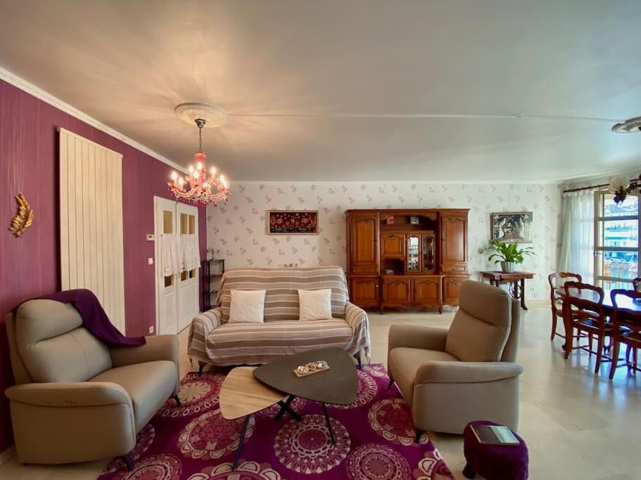 "Georgio" Grand Appartement Traversant Avec Vue Canal Et Parking Sete Exterior photo